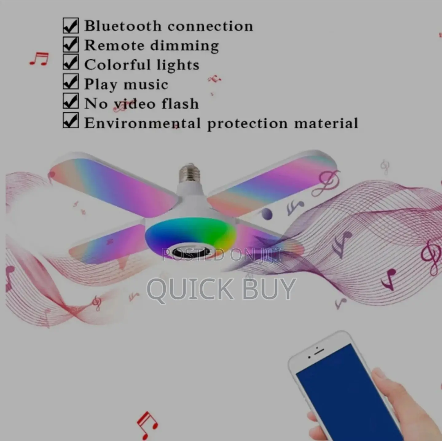 Led Light, Bluetooth Music Speaker Lamp With Remote