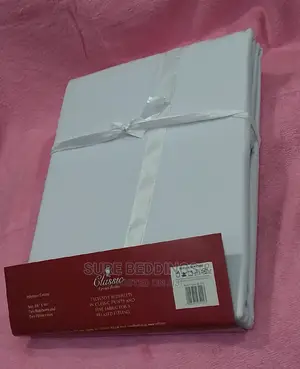 5*6 Plain White Nytil Bedsheets