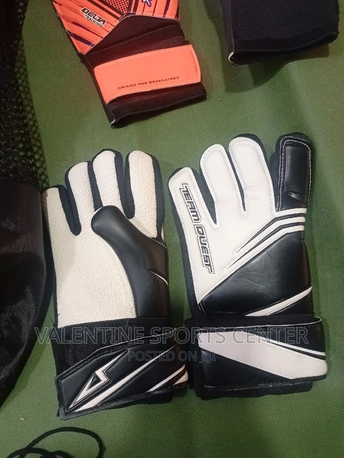 Goals Keeper Gloves Leather Original Material
