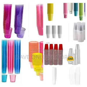 25pcs Coloured Disposable Cups.