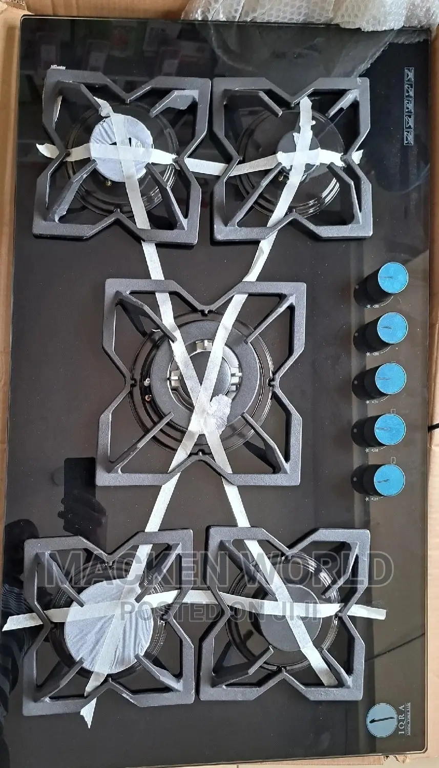 GAS HOB 5gas Burners 60by90cm
