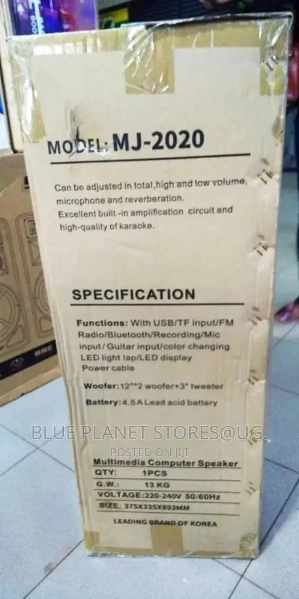 MJACK Partybox Speakers || MJ-2020.