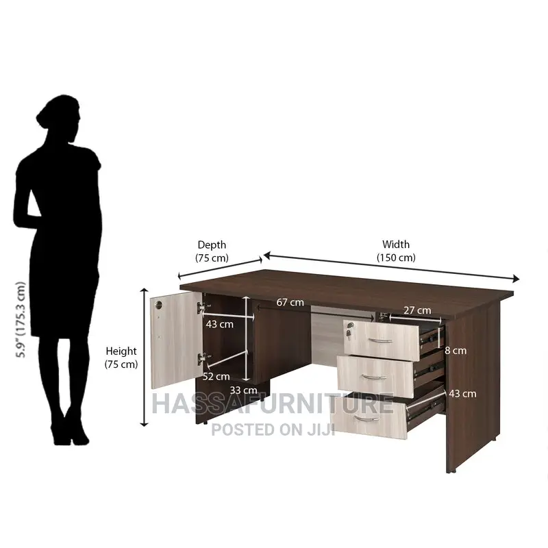 Office Desk Size 150cm Brand New
