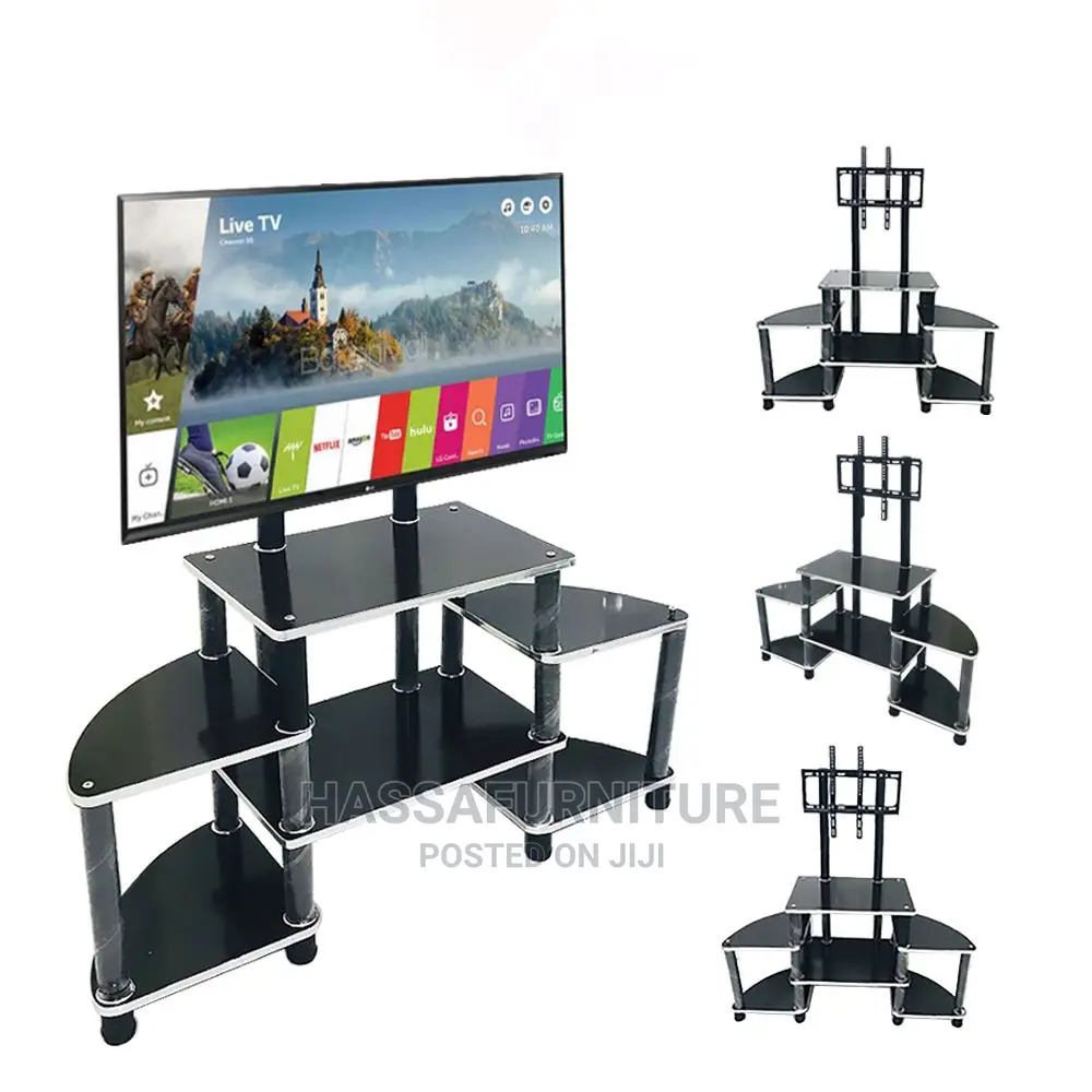 Wood and Metal Stands Brand New