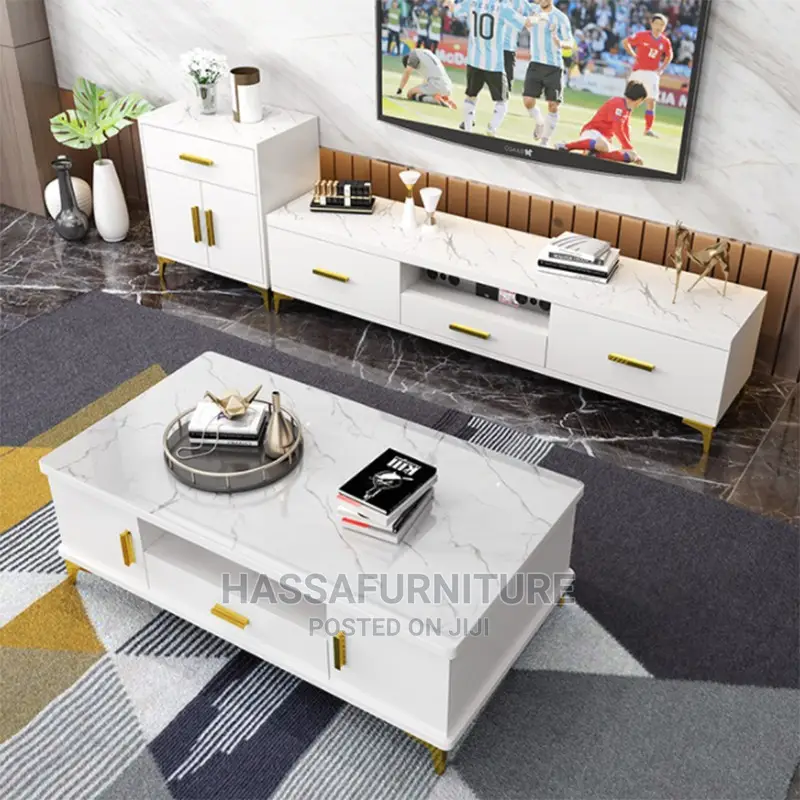 Brand New Set of Table and Tv Stand
