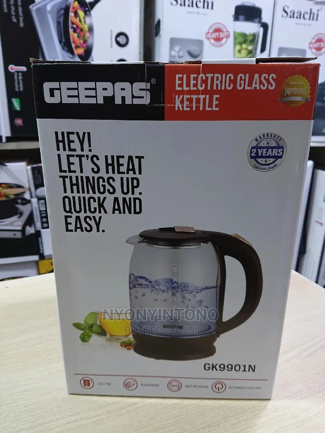 Geepas Glass Kettle