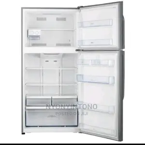 715 Liters Hisense Double Door Stainless Steel