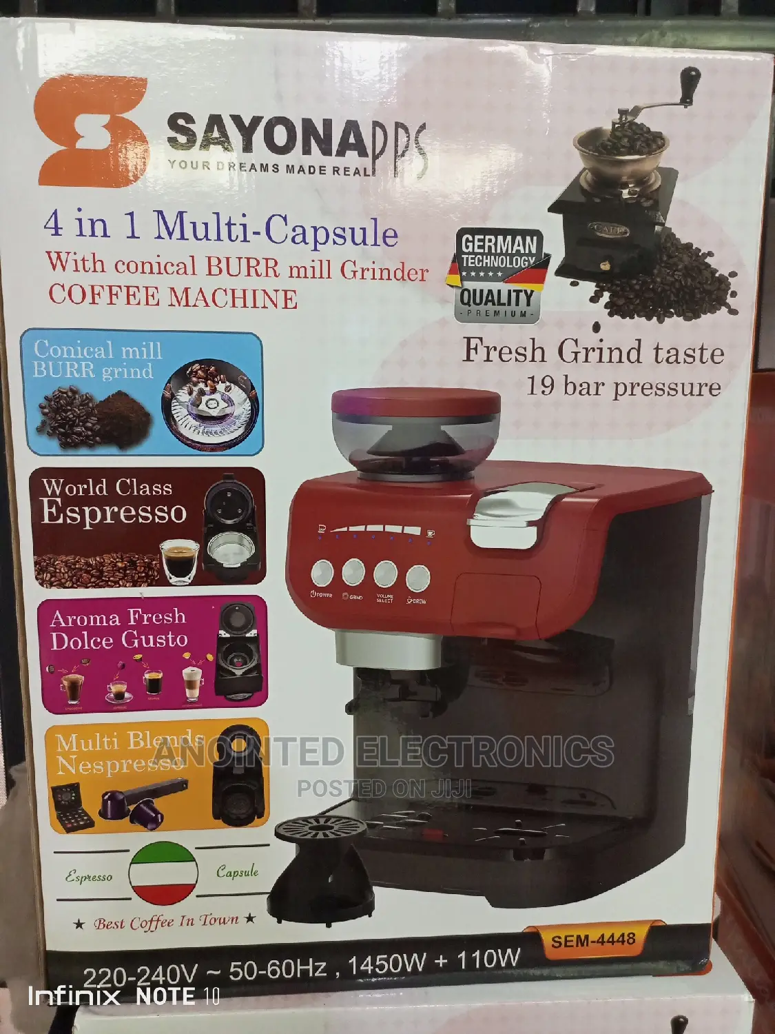 Coffee Machine Sayona