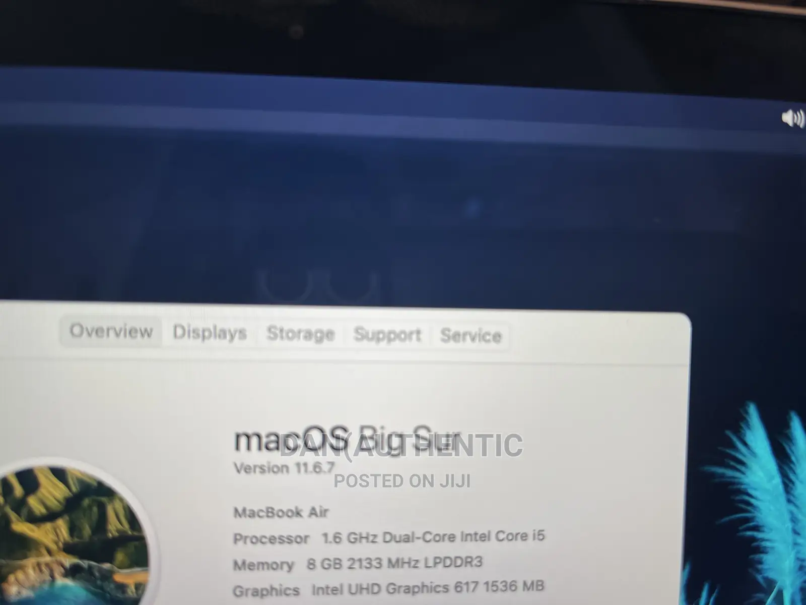 Laptop Apple MacBook Air 8GB Intel Core I5 SSD 128GB