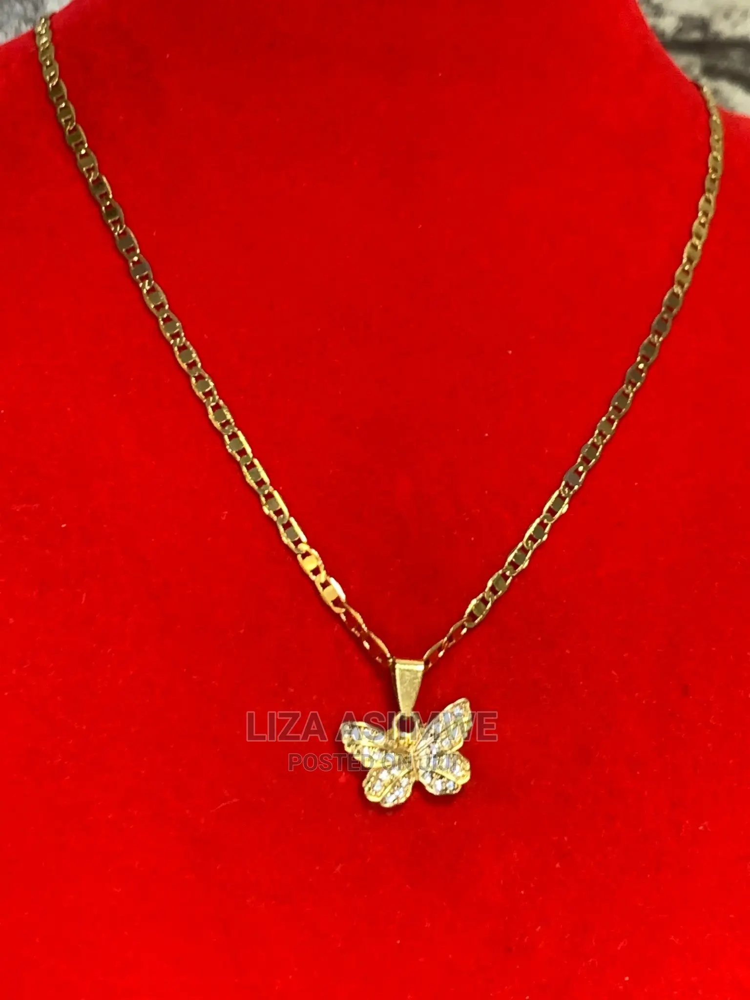 Simple Lady Necklaces Available With a Butterfly Pendant