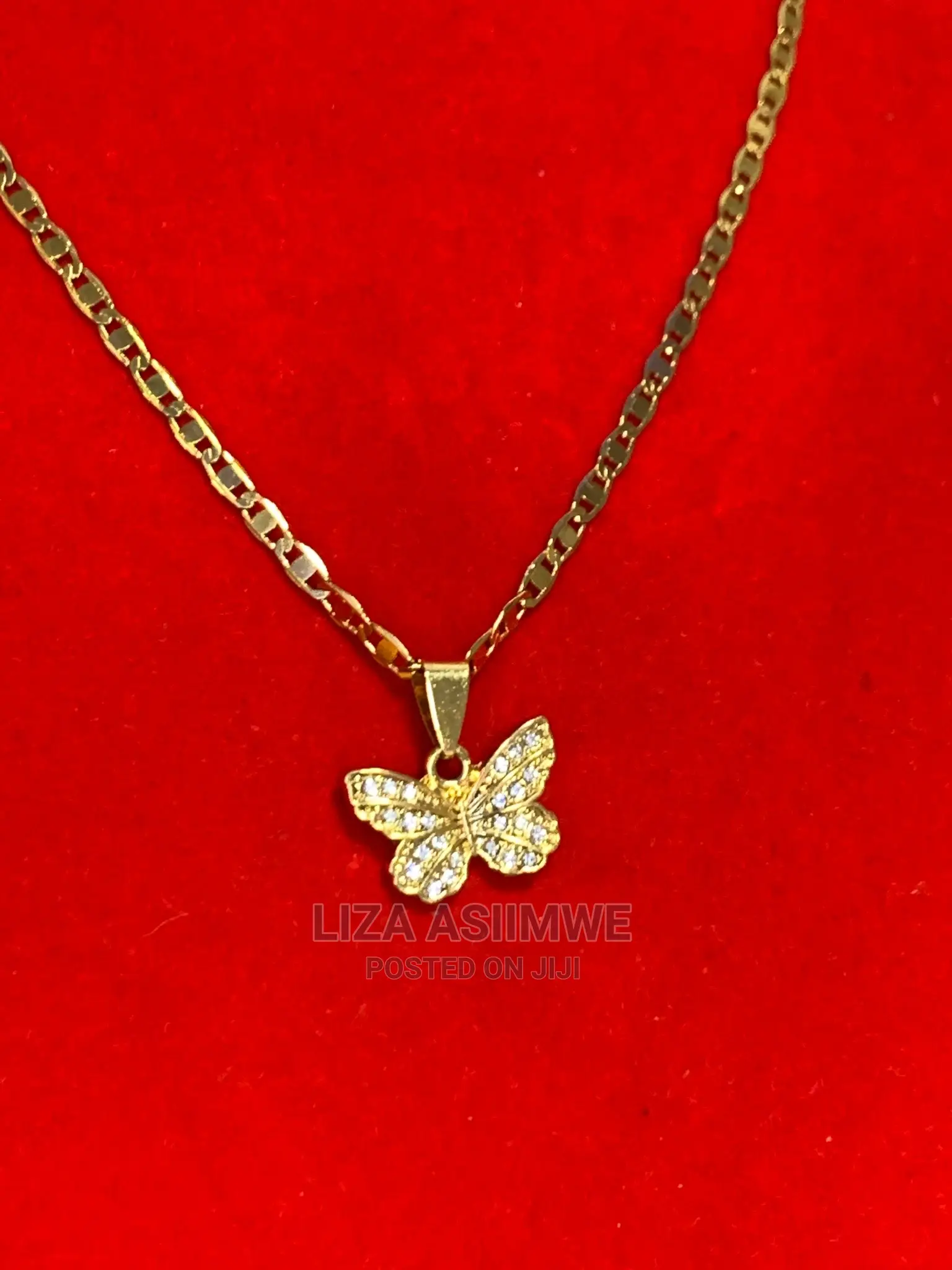 Simple Lady Necklaces Available With a Butterfly Pendant
