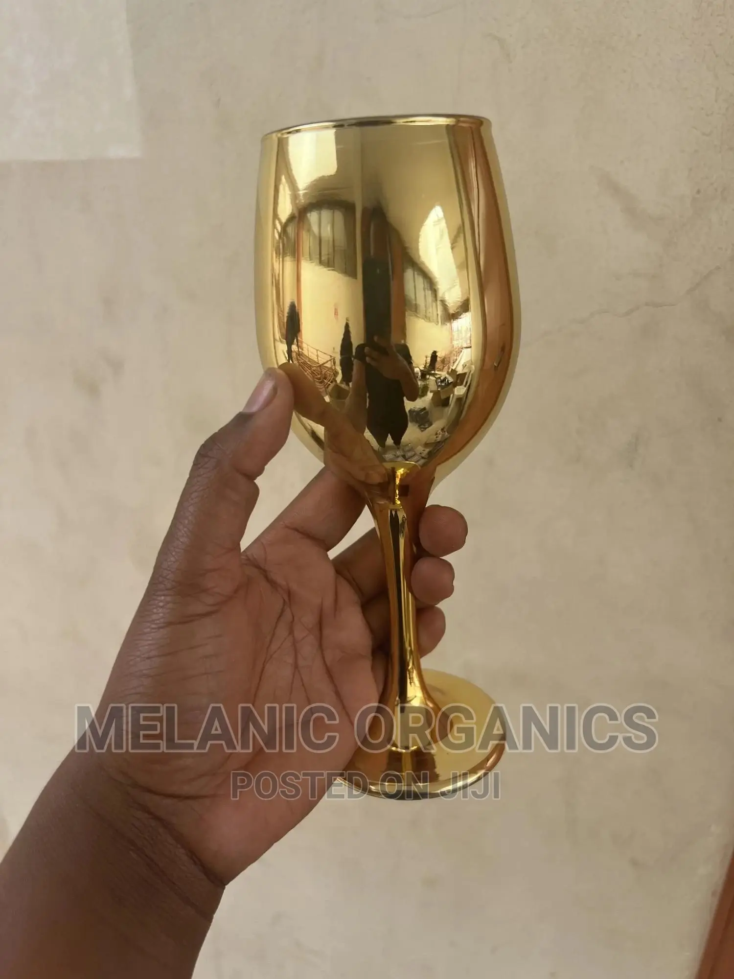 Gold Wine Glasses 6 Pieces