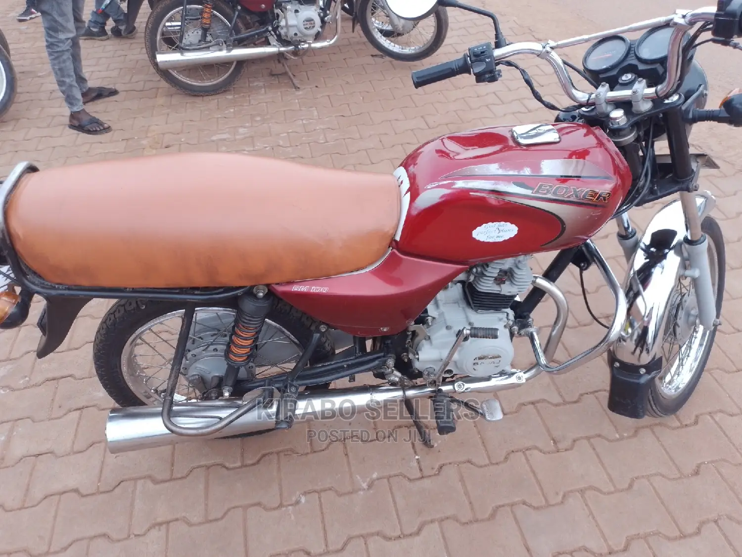 New Bajaj Boxer 2021 Red