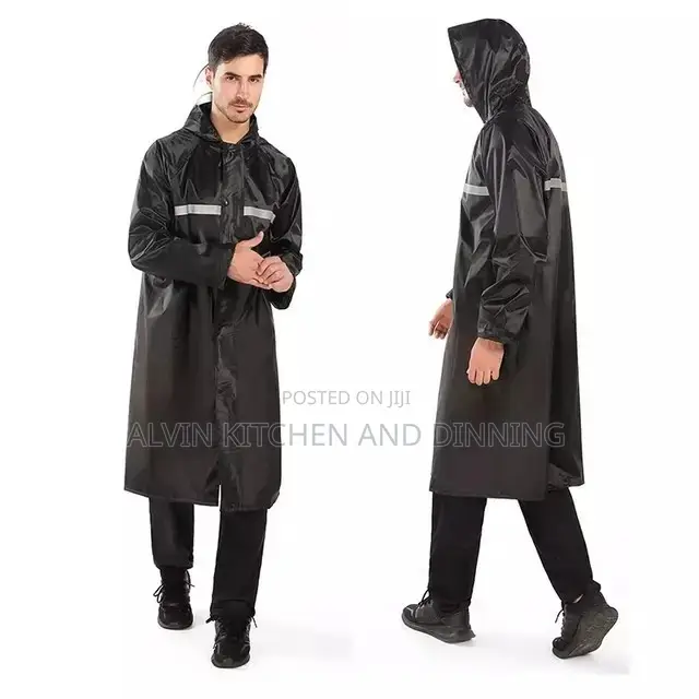 Rain Coat Jacket With Hood
