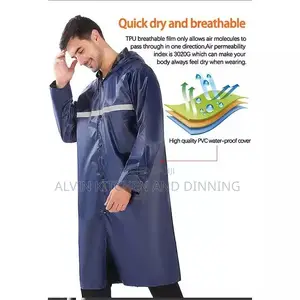 Rain Coat Jacket With Hood