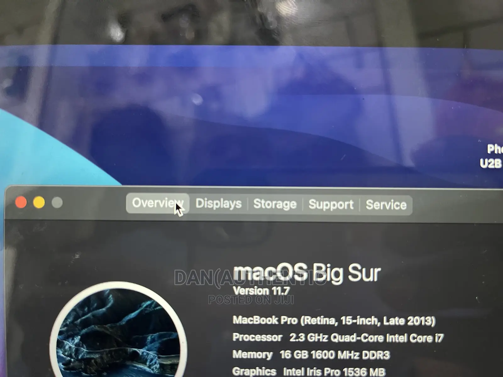 Laptop Apple MacBook Pro 2014 16GB Intel Core I7 SSD 256GB
