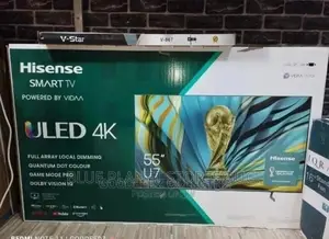 Hisense 55inch ULED VIDAA Smart Tvs || Quantum Dot || U7
