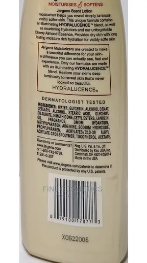 JERGENS Original Scent Moisturizing Dry Skin Lotion 621ml