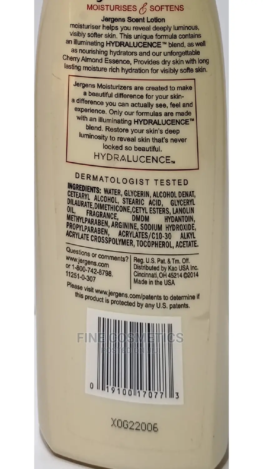JERGENS Original Scent Moisturizing Dry Skin Lotion 621ml