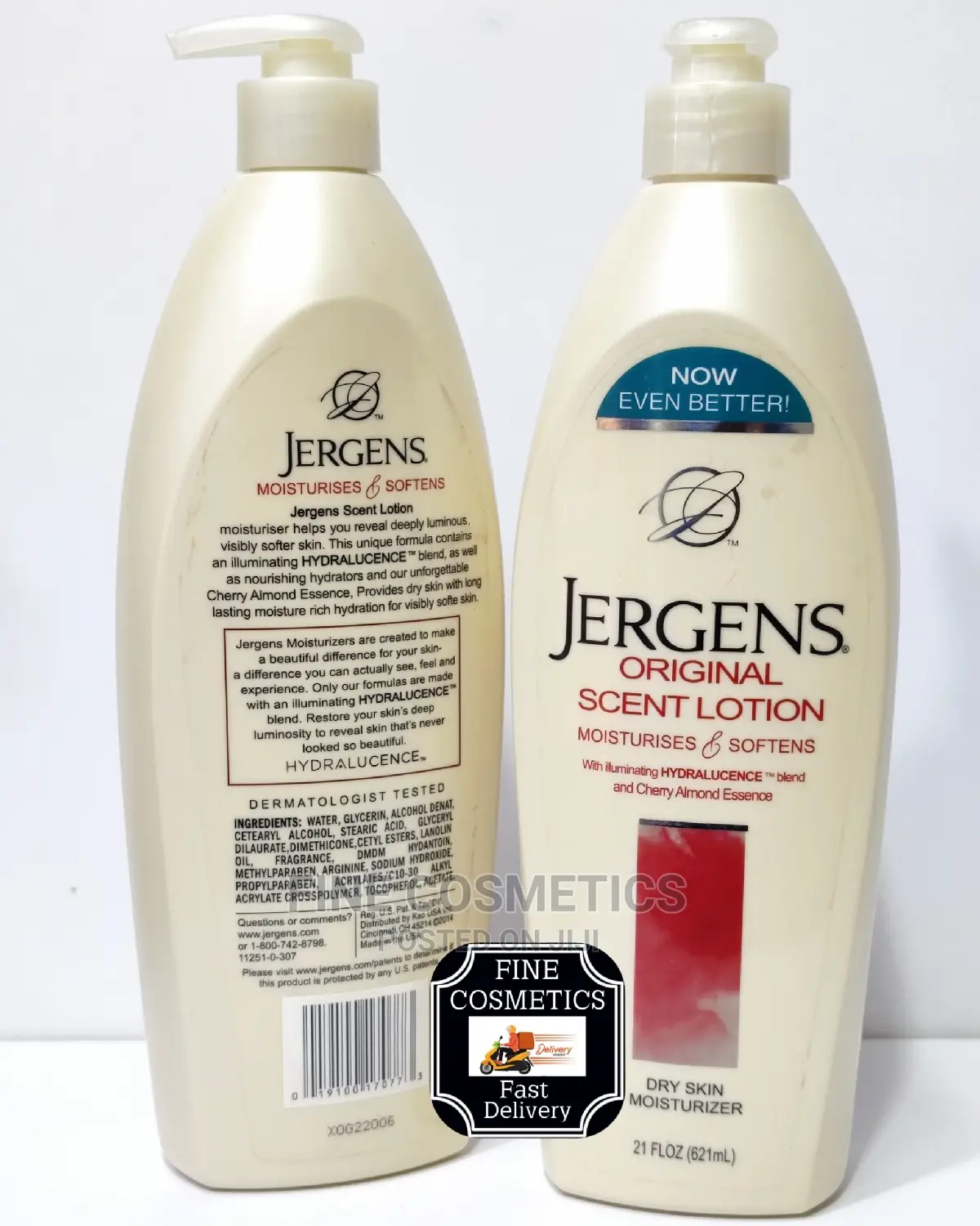JERGENS Original Scent Moisturizing Dry Skin Lotion 621ml