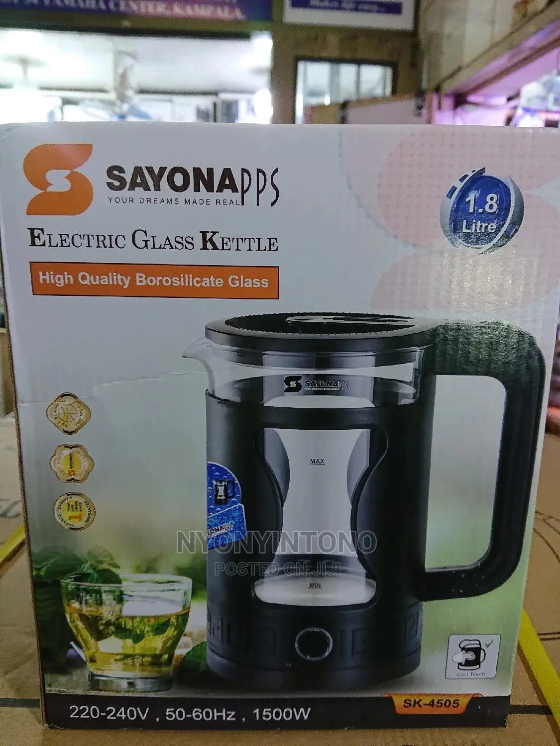 Sayona Glass Kettle 1.8liter