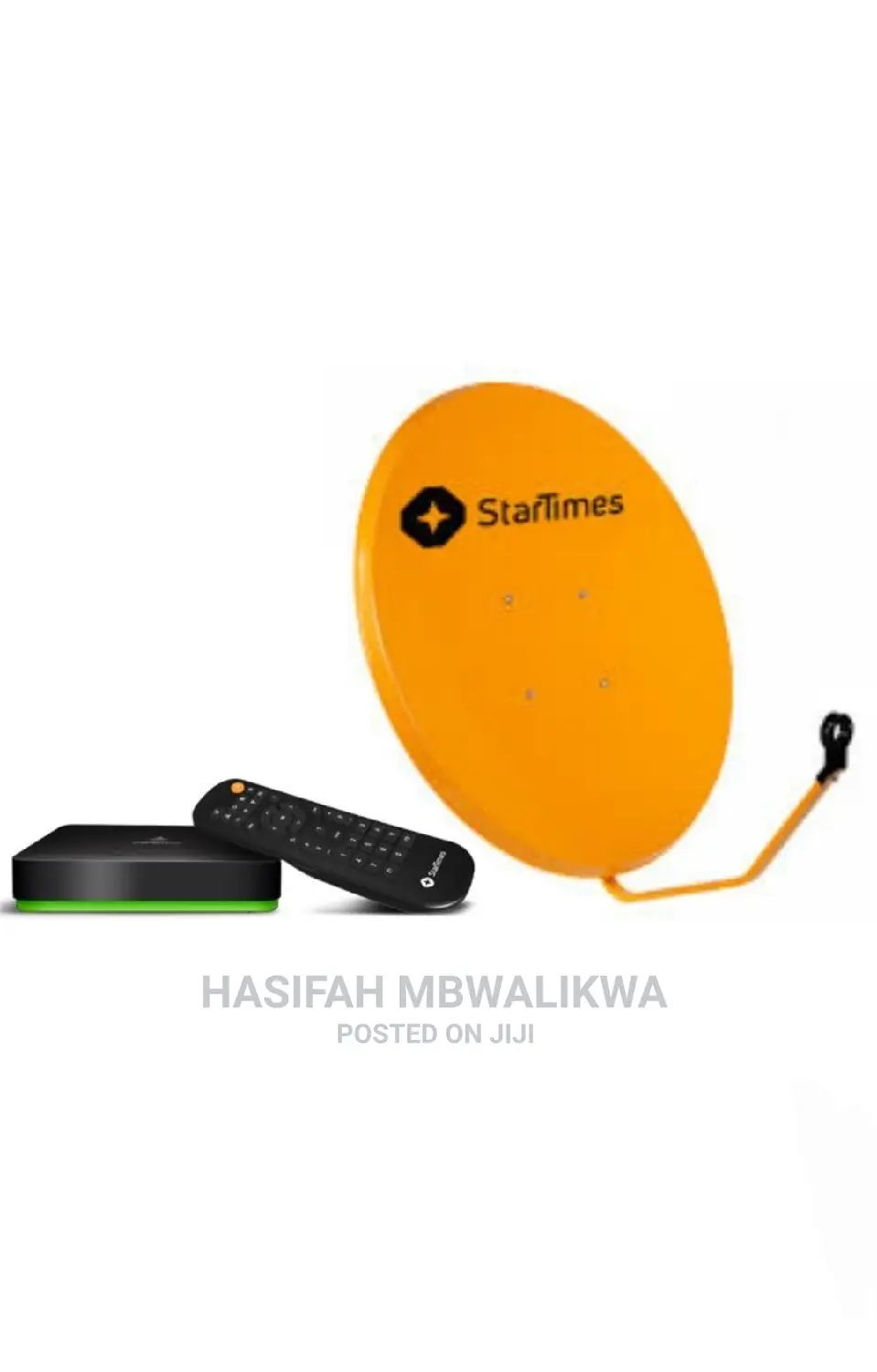Startimes Full Package. Decoder+ Dish + 1month Subscription
