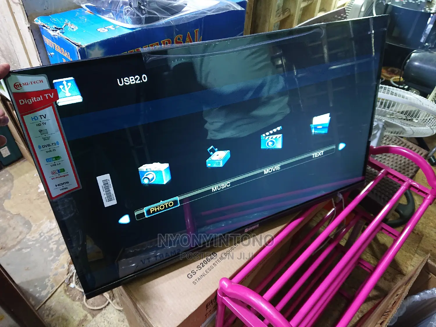 Mitech 32" Frameless Digital Tv