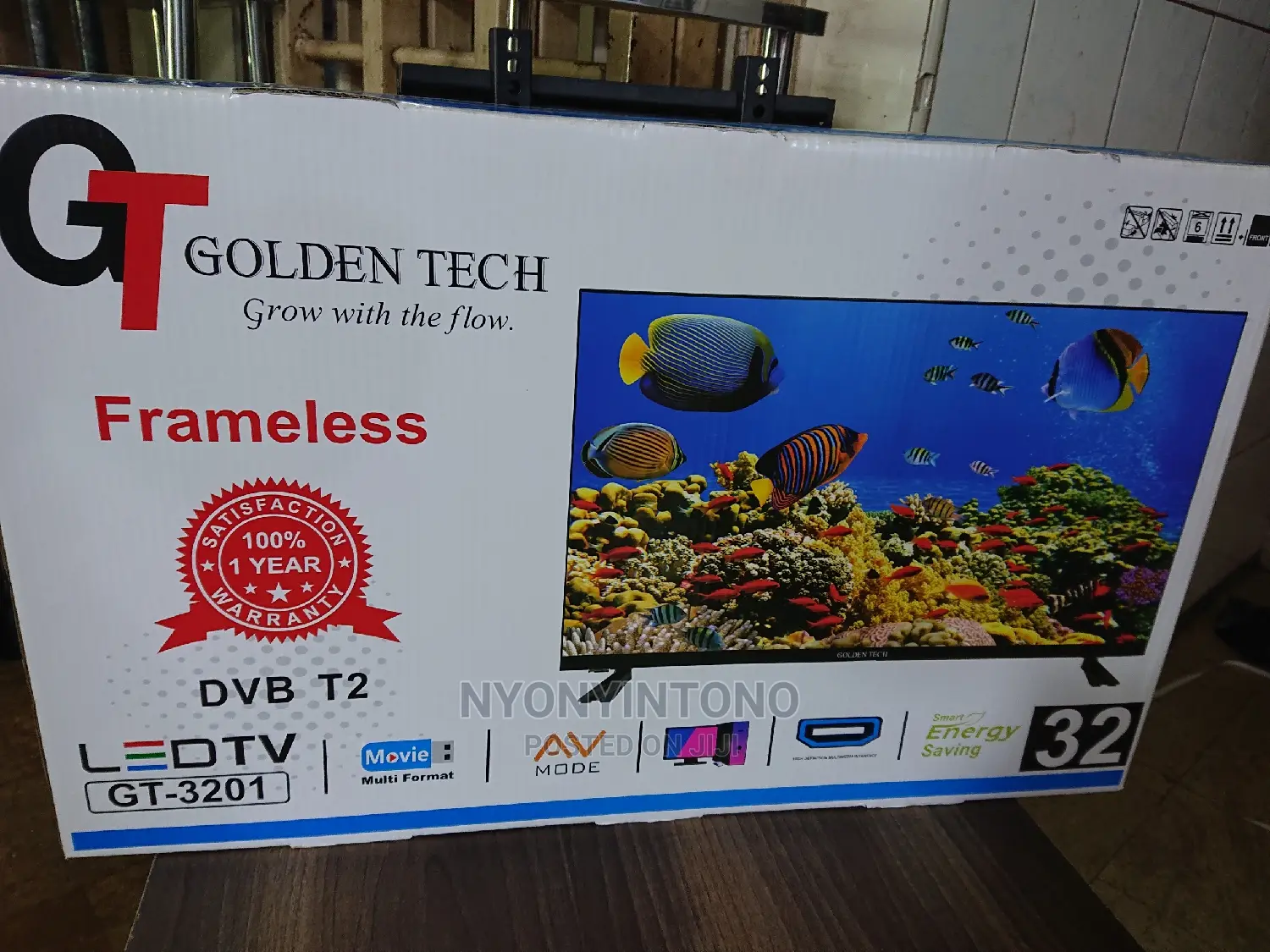 Golden Tech 32" Frameless Digital Tv