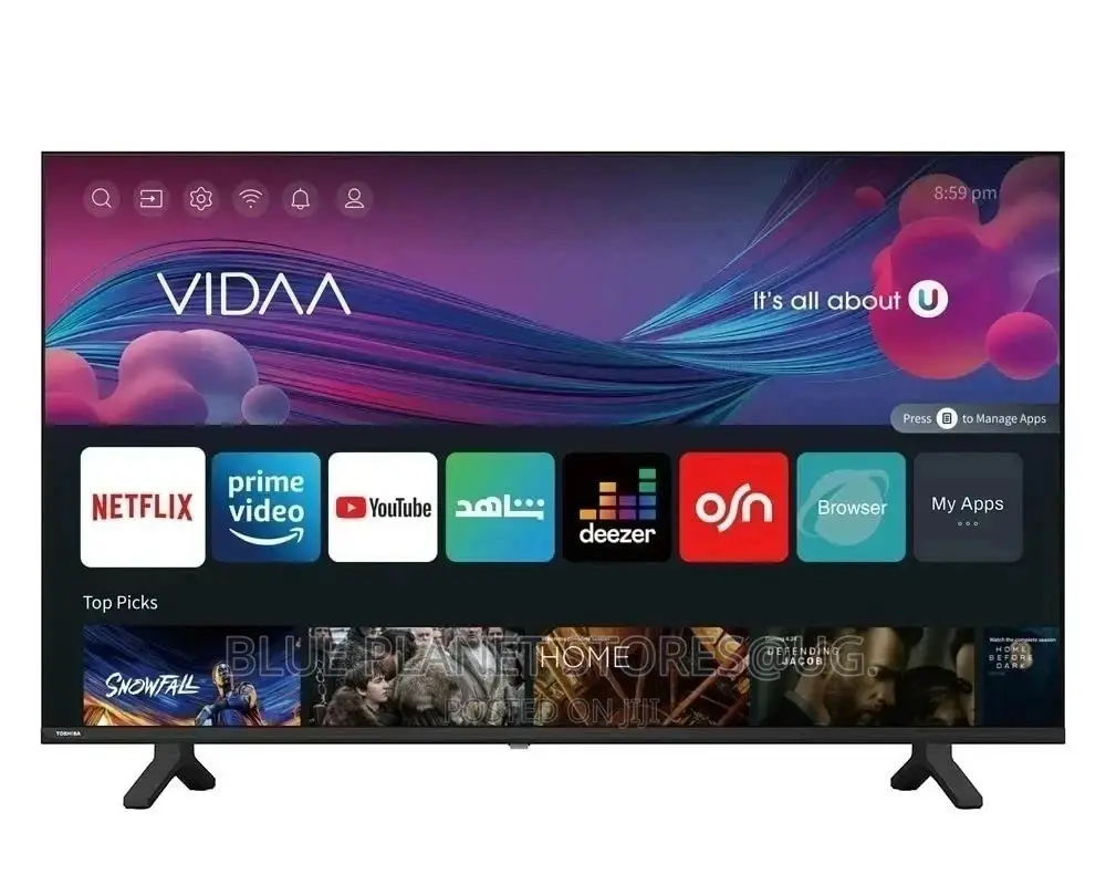 Toshiba 43inch Full HD Bezelles Smart TV \\ Vidaa \\ 43v35kw