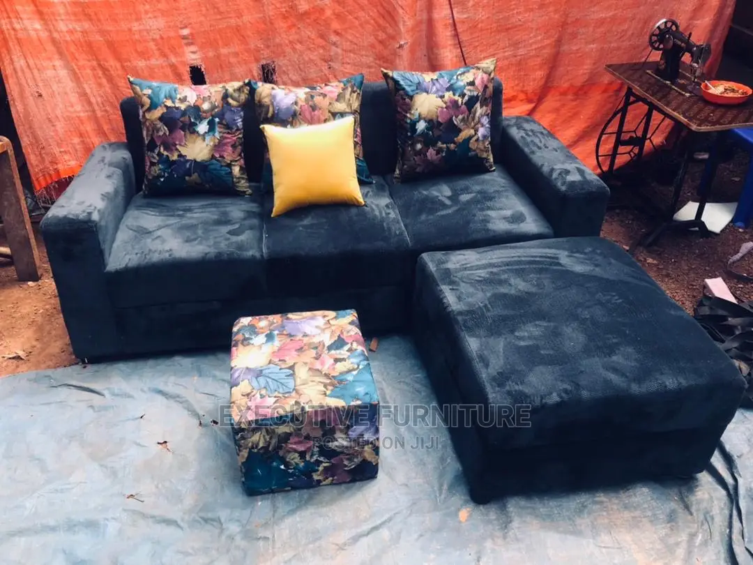 Navy Blue Sofa