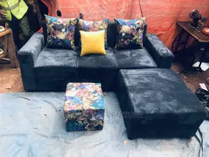 Navy Blue Sofa