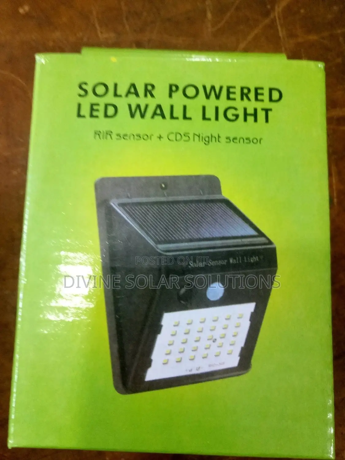 Solar Powered LED Wall Light