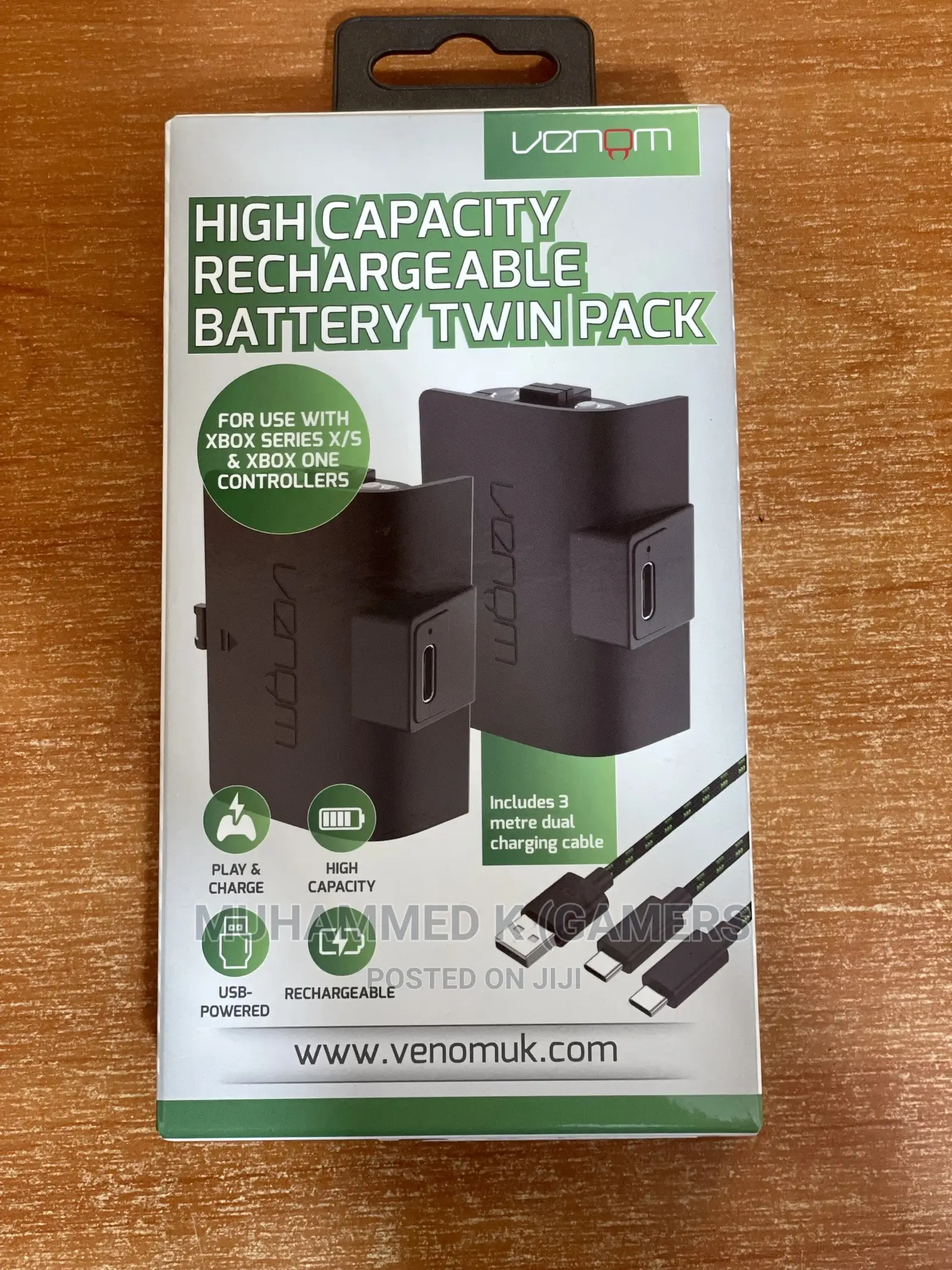 Venom Xbox Batteries (Black )