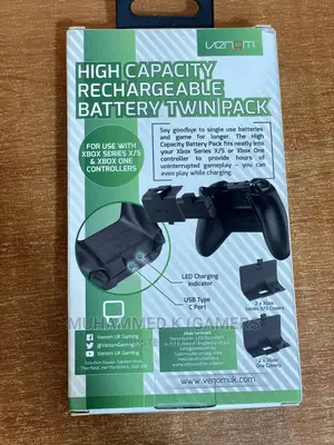 Venom Xbox Batteries (Black )