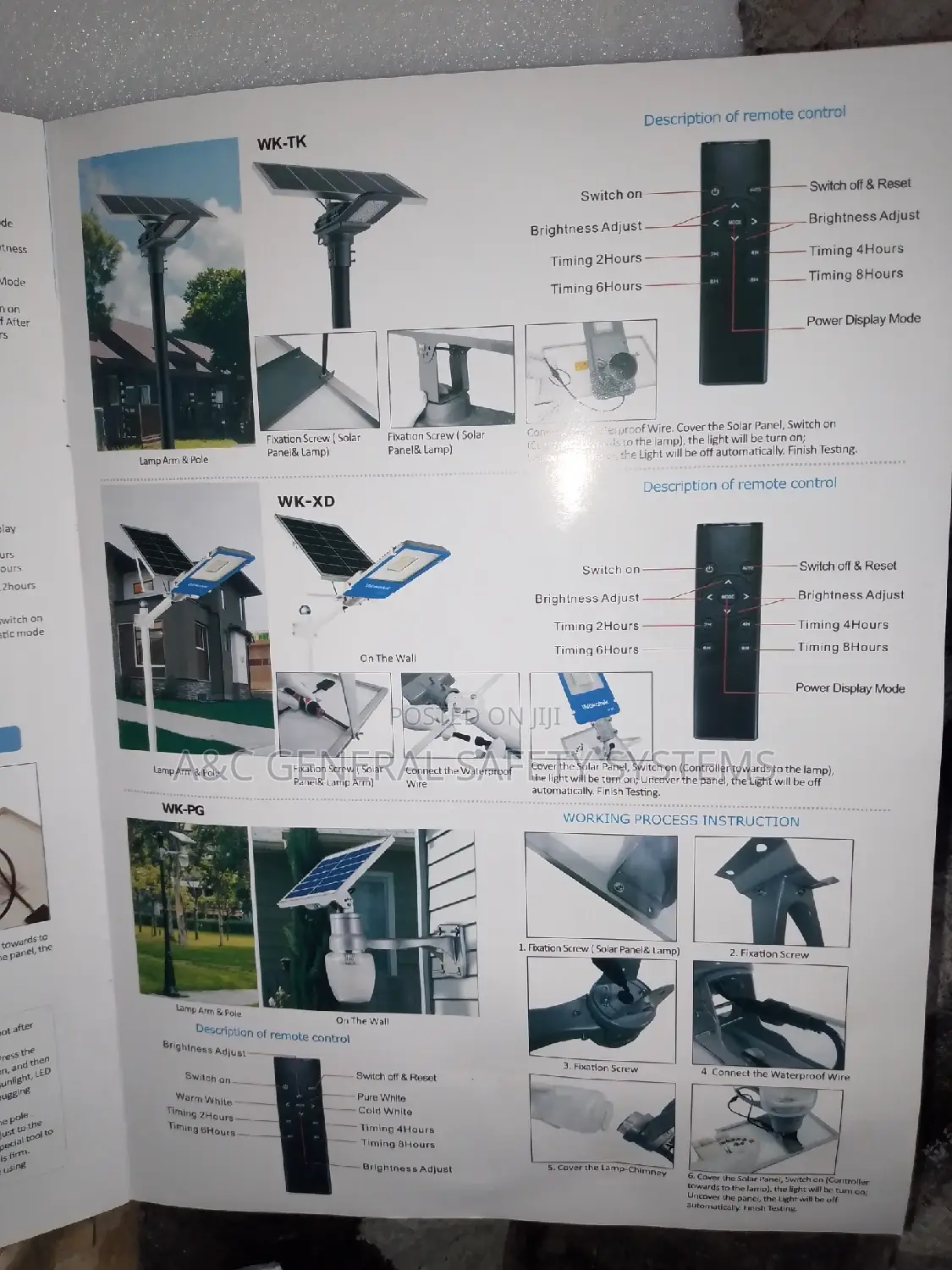 Solar Security Street Light Dark Fighter Genuine Quality