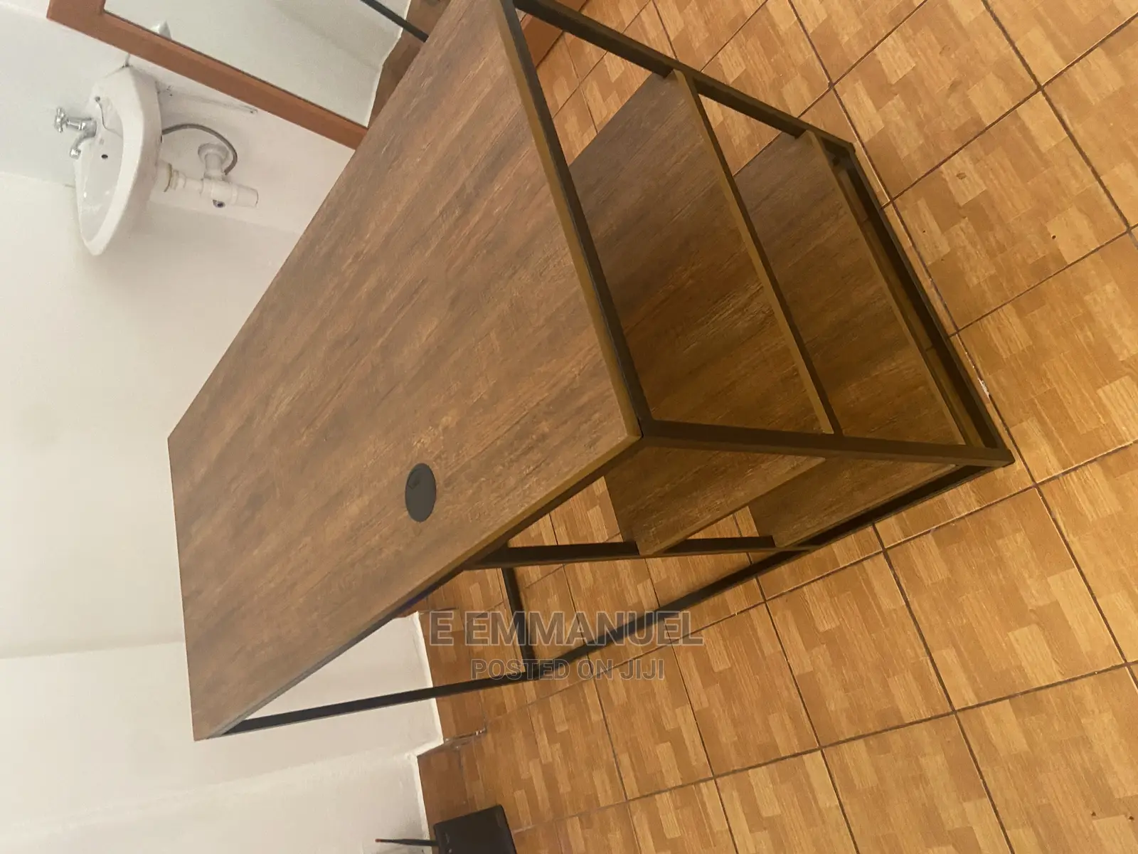 Study Desk With Shelves