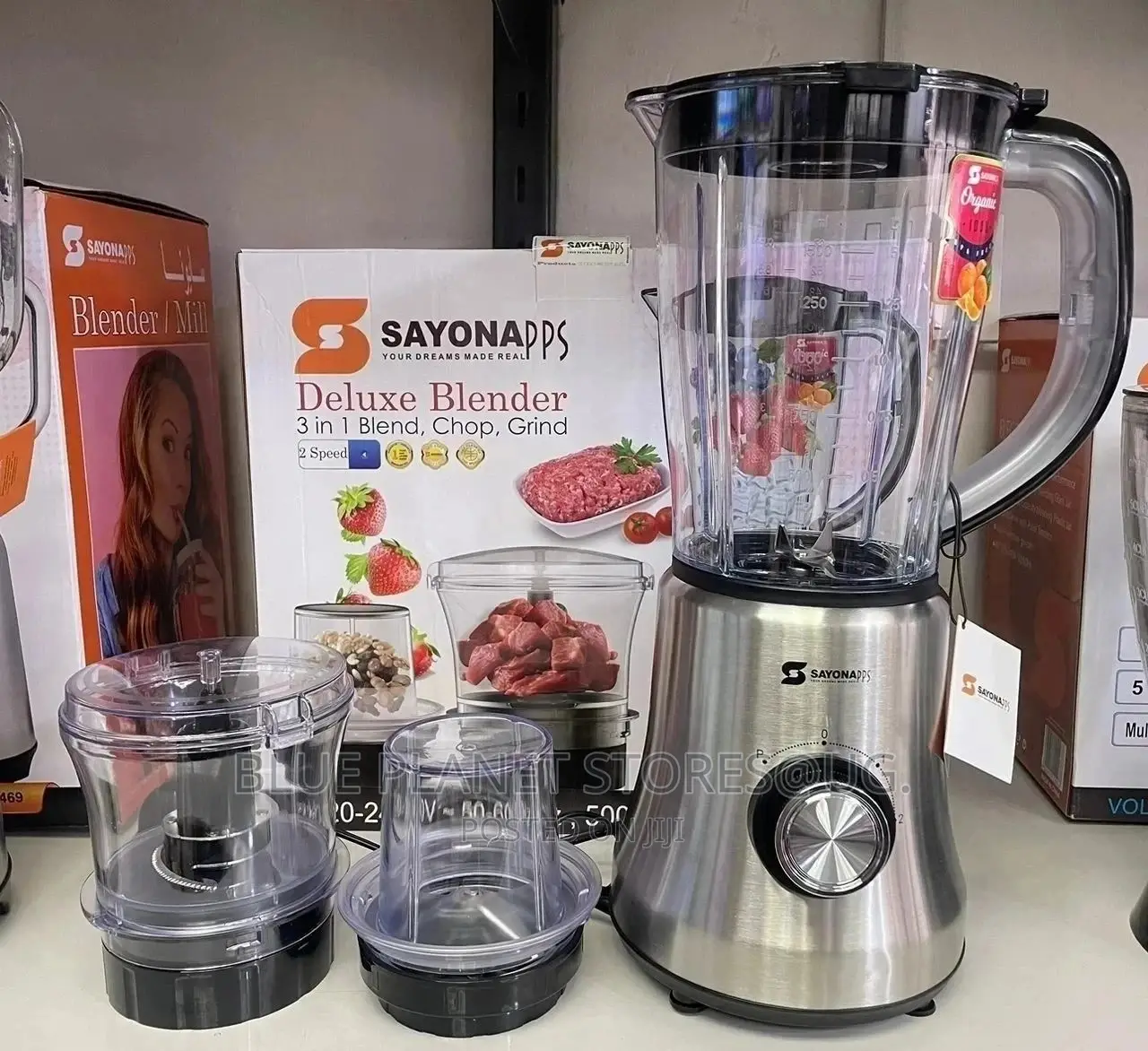 Sayona 1.5L || 3-In-1 Deluxe Blender || 500w || SB-4409