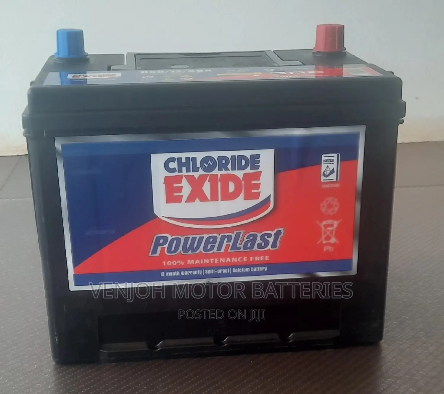 50 Ah Powerlast Maintenence Free Car Battery