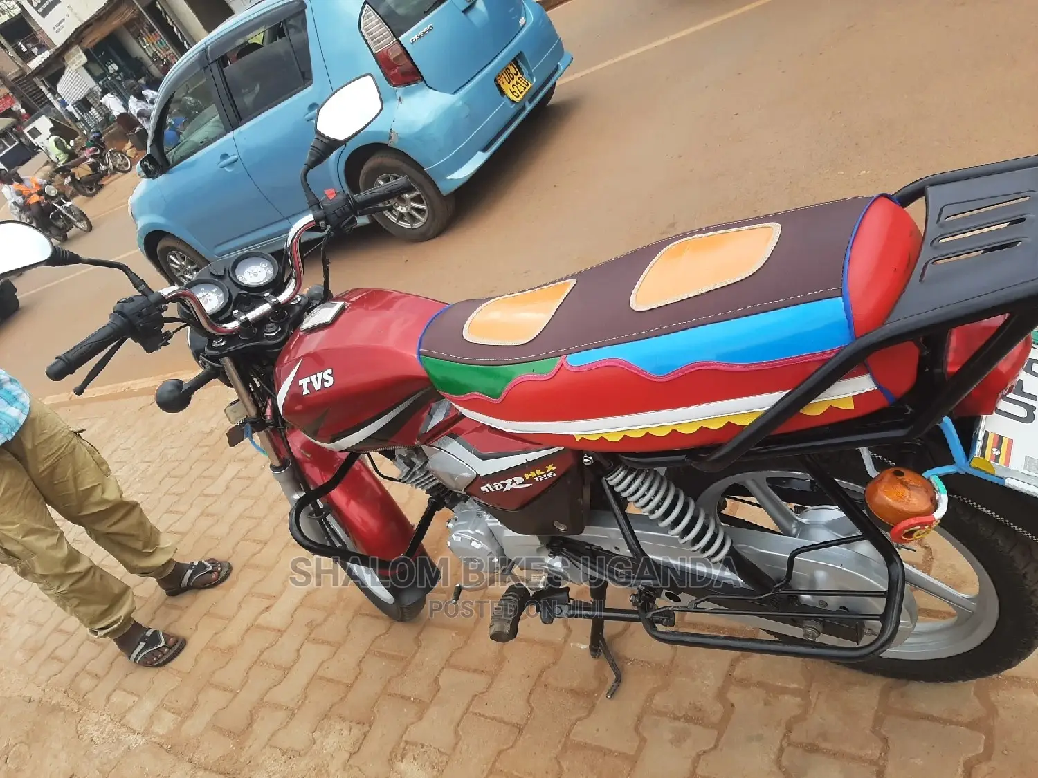 Haojue VR125 HJ125T-19 2022 Red