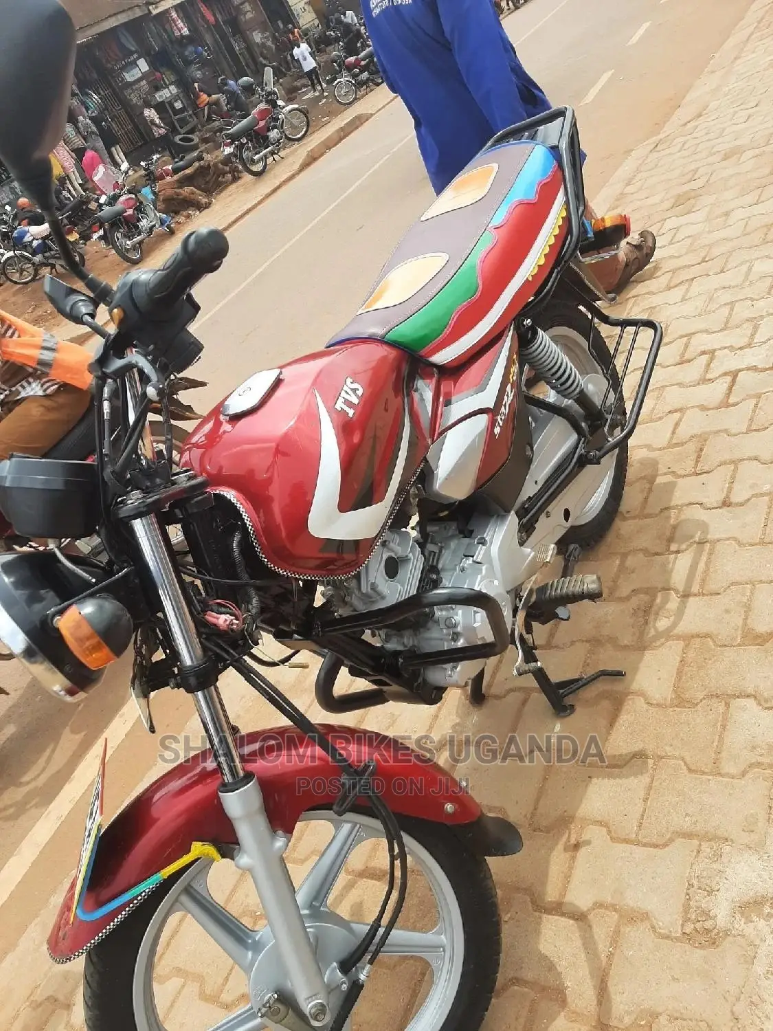 Haojue VR125 HJ125T-19 2022 Red