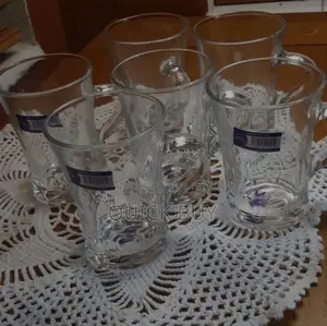Set of 6 GLASS ESPRESSO MUGS
