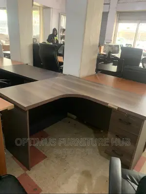 Office Desk (L-shaped, Dark)