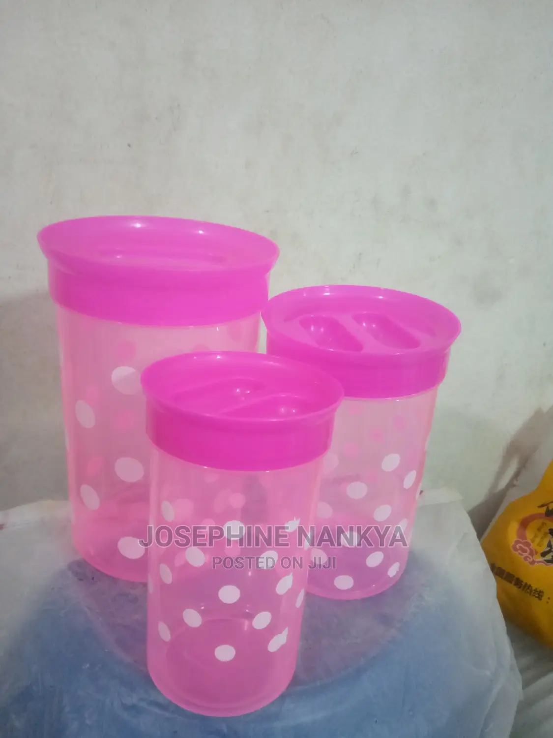 Storage Tin, Pink