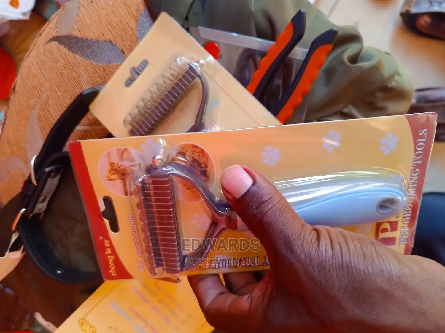 Dog Combs Blue