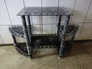 Glass Tv Stand With Space for Woofers and Speakers