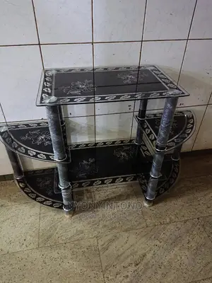 Glass Tv Stand With Space for Woofers and Speakers