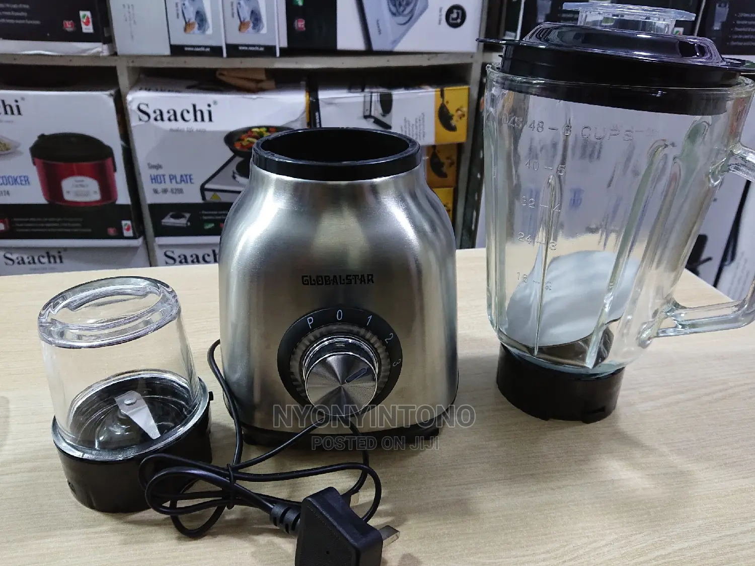 Globalstar 2 in 1 Glass Blender