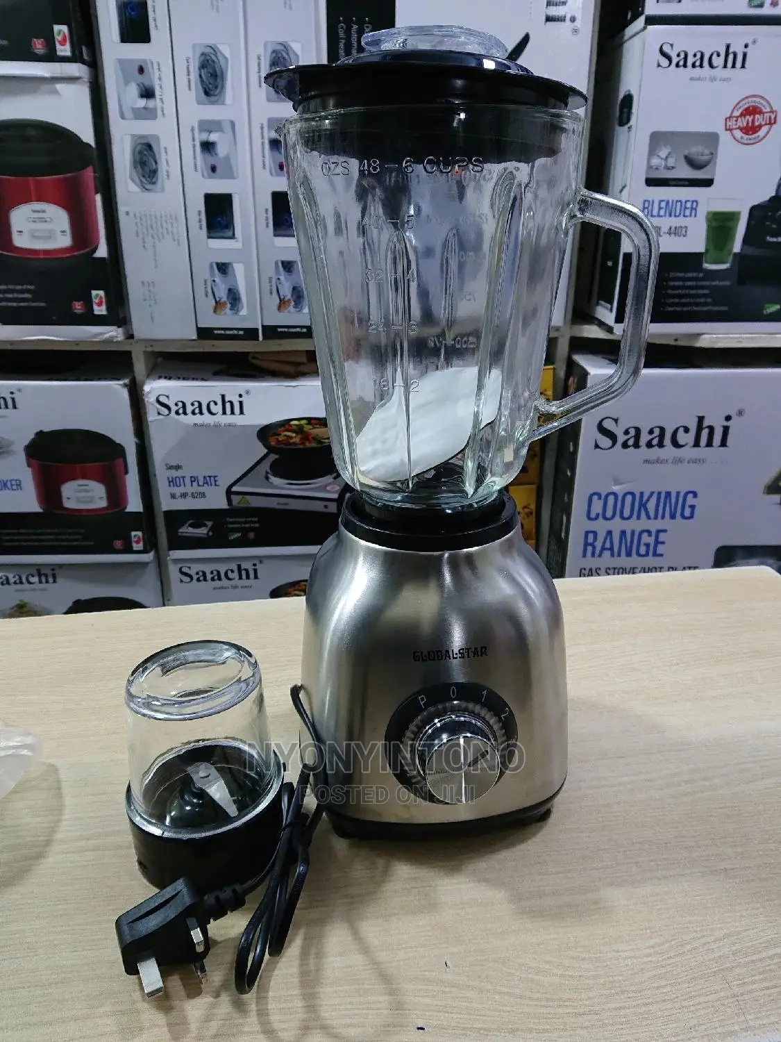Globalstar 2 in 1 Glass Blender