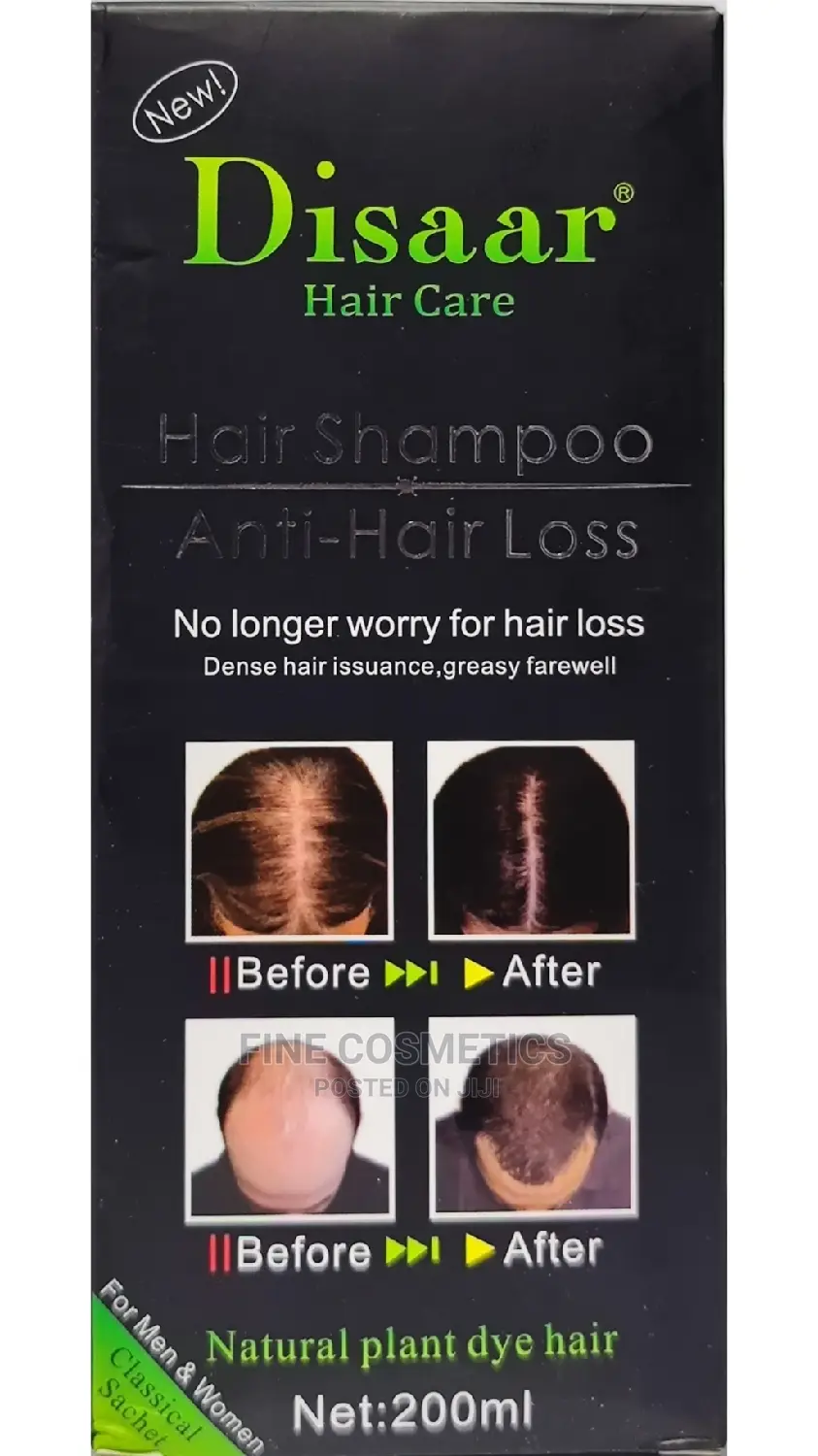 DISAAR Anti-Hair Loss Shampoo and Hair Growth Booster Oil