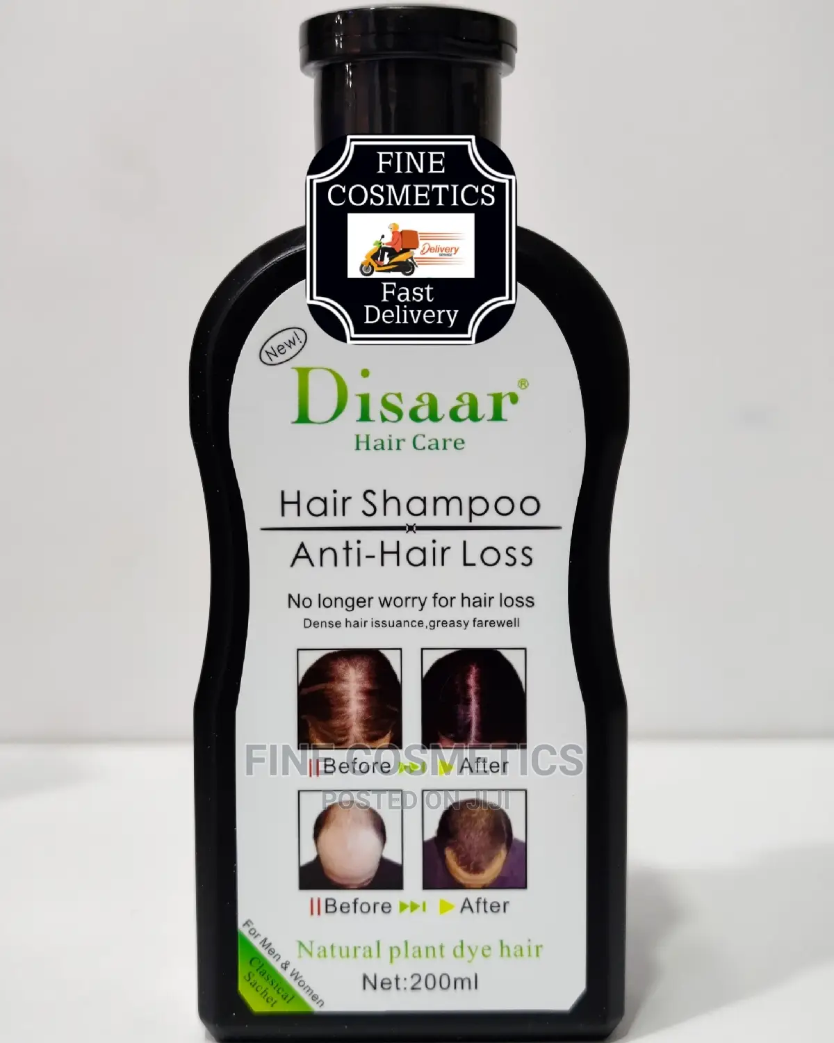 DISAAR Anti-Hair Loss Shampoo and Hair Growth Booster Oil